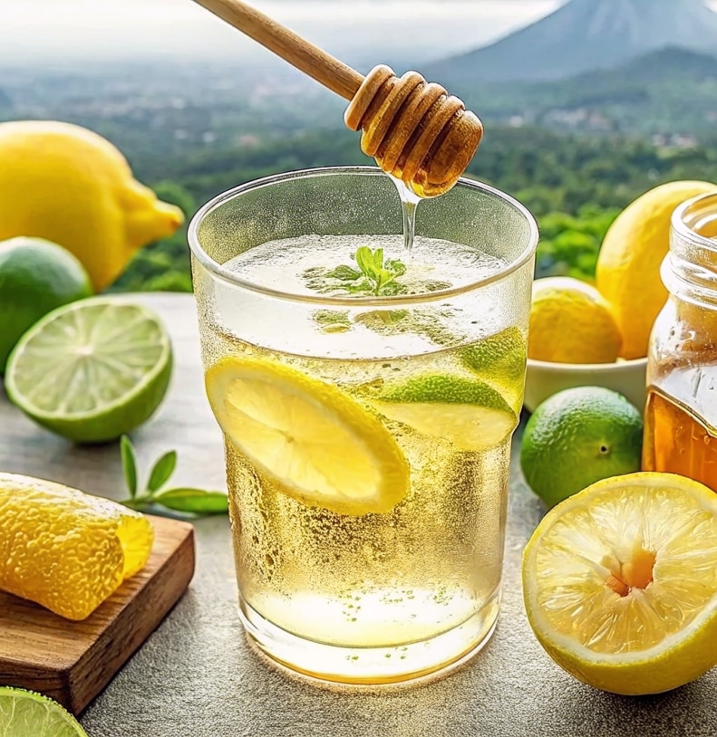 mounjaro recipe drink in glass with lime and sea salt