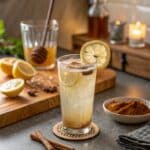 Served 3 ingredient Mounjaro drink in a glass